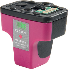 Картридж струйный Cactus CS-C8772 №177 пурпурный (11.4мл) для HP PS 3213/3313/8253/C5183/C6183/C6283/C7183/C7283/C8183/D7163/D7263/D7363/D7463 с чипом