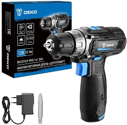 Дрель-шуруповерт Deko DKCD12V Pro аккум. патрон:быстрозажимной (083-1003)