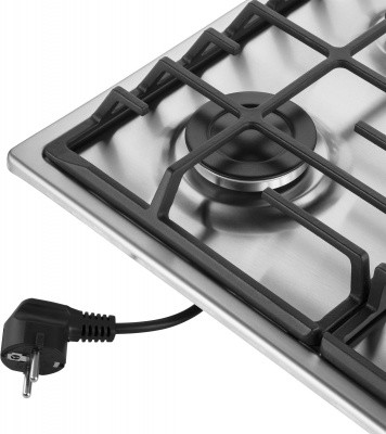 Газовая варочная поверхность Maunfeld EGHS.64.6CS/G нержавеющая сталь