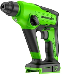 Перфоратор Greenworks GD24SDS1 патрон:SDS-plus уд.:1.2Дж аккум. (кейс в комплекте)