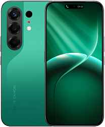 Смартфон Tecno Camon 50 256Gb 12Gb хвойный зеленый моноблок 3G 4G 6.78" 1208x2644 Android 16 50Mpix 802.11 a/b/g/n/ac NFC GPS GSM900/1800 GSM1900 Protect