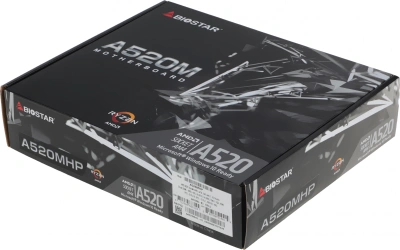 Материнская плата Biostar A520MHP Soc-AM4 AMD A520 2xDDR4 mATX AC`97 8ch(7.1) GbLAN RAID+VGA+HDMI