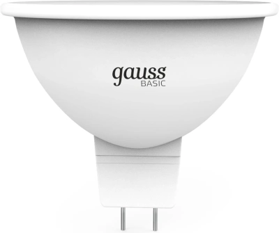 Лампа светодиодная Gauss Elementary 11529 9Вт цок.:GU5.3 софит 12B св.свеч.бел.нейт. (упак.:1шт)