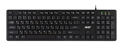 Клавиатура Acer OKW122 черный USB Multimedia (ZL.KBDEE.00C)