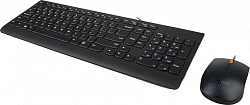 Клавиатура + мышь Lenovo 300 U клав:черный мышь:черный USB (GX30M39635)