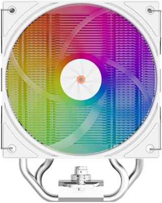 Устройство охлаждения(кулер) Thermalright Assassin X 120 R Digital ARGB Soc-AM5/AM4/1200/1700/1851 белый 4-pin 29.8dB Al+Cu LCD Ret (AX120-R-DIGITAL-WH-ARGB)