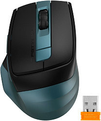 Мышь A4Tech Fstyler FB35CS темно-зеленый/черный оптическая 2000dpi silent беспров. BT/Radio USB 5but (FB35CS USB MIDNIGHT GREEN)