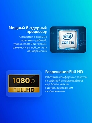 Ноутбук Lenovo IdeaPad Slim 3 15IAH8 Core i5 12450H 8Gb SSD512Gb Intel UHD Graphics 15.6" IPS FHD (1920x1080) без ОС grey WiFi BT Cam (83ER00FYRK)