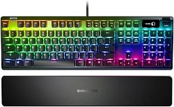 Клавиатура Steelseries Apex 7 Red Switch Ru механическая черный USB Multimedia for gamer LED (подставка для запястий) (64642)