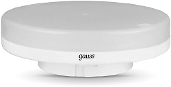 Лампа светодиодная Gauss GX53 8Вт цок.:GX53 таблетка 220B св.свеч.бел.теп. (упак.:1шт) (108408108-D)