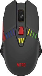 Мышь Acer Nitro OMR305 черный оптическая 3200dpi беспров. BT/Radio USB 6but (ZL.MCECC.020)