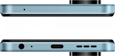 Смартфон Meizu M412H Note 21 Pro 256Gb 8Gb голубой моноблок 3G 4G 2Sim 6.78" 1080x2400 Android 14 64Mpix 802.11 a/b/g/n/ac NFC GPS GSM900/1800 GSM1900 microSD