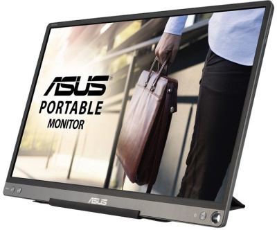 Монитор Asus 15.6" ZenScreen MB16ACE темно-серый IPS LED 16:9 матовая 220cd 178гр/178гр 1920x1080 60Hz FHD USB 0.8кг