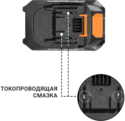Батарея аккумуляторная Bort BA-21U 21В 4Ач Li-Ion (93415926)
