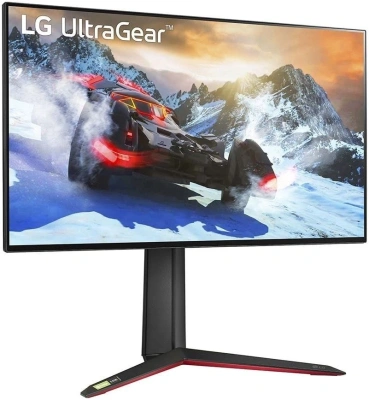 Монитор LG 27" UltraGear 27GP95RP-B черный IPS LED 1ms 16:9 HDMI матовая HAS 400cd 178гр/178гр 3840x2160 144Hz G-Sync FreeSync Premium Pro DP 4K USB 7.4кг