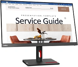 Монитор Lenovo 23.8" ThinkVision S24i-30 черный IPS LED 4ms 16:9 HDMI матовая 1300:1 250cd 178гр/178гр 1920x1080 100Hz VGA FHD 3.8кг