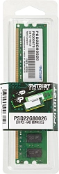 Память DDR2 2Gb 800MHz Patriot PSD22G80026 RTL PC2-6400 CL6 DIMM 240-pin 1.8В dual rank Ret