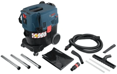 Строительный пылесос Bosch GAS 35 L SFC+ 1200Вт (уборка: сухая/влажная) синий