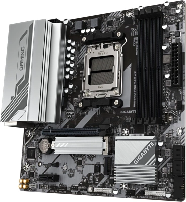 Материнская плата Gigabyte B650M GAMING PLUS WF SocketAM5 AMD B650 4xDDR5 mATX AC`97 8ch(7.1) 2.5Gg RAID+HDMI+DP