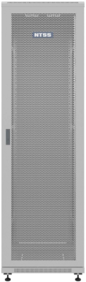 Шкаф серверный NTSS Премиум (NTSS-R22U6080PD) напольный 22U 600x800мм пер.дв.перфор. металл 900кг серый 710мм 54кг 1102мм IP20 сталь