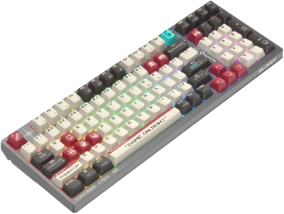 Клавиатура A4Tech Bloody WS98 Pixels Red механическая темно-серый/белый USB беспроводная BT/Radio Multimedia for gamer LED (WS98)