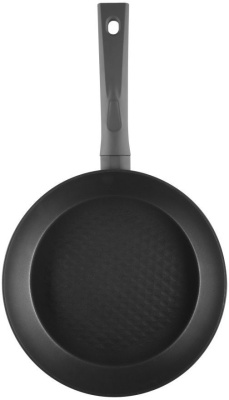 Сковорода Polaris Kontur 26F круглая 26см покрытие: Pfluon ручка несъемная (без крышки) черный (015091)