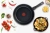 Сковорода Tefal Force 4218924 круглая 24см покрытие: Titanium ручка несъемная (с крышкой) черный (9100048321)