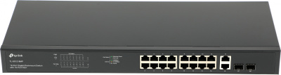 Коммутатор TP-Link TL-SG1218MP (L2) 18x1Гбит/с 2xКомбо(1000BASE-T/SFP) 16PoE+ 250W неуправляемый