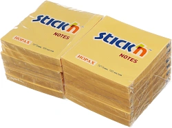 Блок самоклеящийся бумажный Stick`n 21391 76x76мм 100лист. 70г/м2 пастель оранжевый