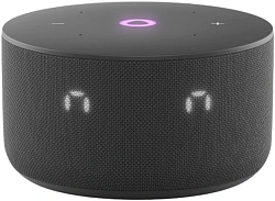 Умная колонка Yandex Станция Мини 3 Алиса черный 12W 1.0 BT/Wi-Fi (YNDX-00027BLK)