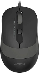 Мышь A4Tech Fstyler FM10ST серый/черный оптическая 1600dpi silent USB для ноутбука 3but (FM10ST GREY)