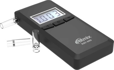 Алкотестер Ritmix RAT-600 электрохимический черный