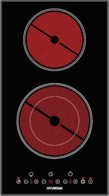 Варочная поверхность Hyundai HHE 3285 BG черный