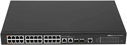 Коммутатор Dahua DH-PFS4226-24ET-240 (L2+) 24x100Мбит/с 2x1Гбит/с 2xКомбо(1000BASE-T/SFP) 22PoE+ 2PoE++ 240W управляемый
