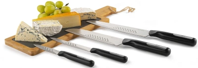 Нож кухонный Rondell Bayoneta RD-1571 стальной сантоку лезв.180мм прямая заточка черный блистер