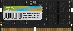 Память DDR5 16GB 4800MHz Silicon Power SP016GBSVU480F02RR OEM PC5-38400 CL40 SO-DIMM ECC 262-pin 1.1В kit single rank OEM