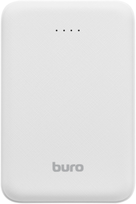 Мобильный аккумулятор Buro T4-10000 10000mAh 10W 2A 2xUSB-A белый (T4-10000-WT)