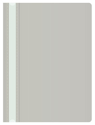 Папка-скоросшиватель Buro -PSE20BU/GREY A4 прозрач.верх.лист пластик серый 0.11/0.13