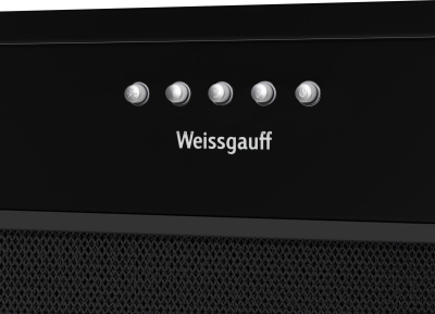 Вытяжка встраиваемая Weissgauff Alpha 50 PB BL черный управление: кнопочное (1 мотор)