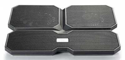Подставка для ноутбука Deepcool Multi Core X6 (DP-N422-MCX6) 15.6" 380x295x24мм 30.9дБ 2xUSB 4x 900г черный