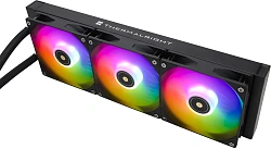 Система водяного охлаждения Thermalright Frozen Prism 360 ARGB Soc-AM5/AM4/1151/1200/2066/1700 черный 4-pin 27dB Al Ret (F-PRISM-360-BL-ARGB)