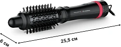 Фен-щетка Rowenta CF635LF0 800Вт черный/красный (1830008710)
