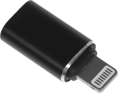 Переходник Buro BU-LIGHT-TYPEC(F) Lightning (m)-USB Type-C (F) черный