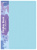 Папка с 20 прозр.вклад. Бюрократ Pastel PAST20BLUE A4 пластик 0.5мм торц.карм с бум. встав голубой