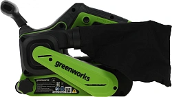 Ленточная шлифовальная машина Greenworks G24BS шир.ленты 76мм (3100607)