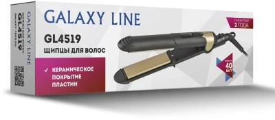 Выпрямитель Galaxy Line GL 4519 40Вт черный макс.темп.:180С покрытие:керамическое (ГЛ4519Л)