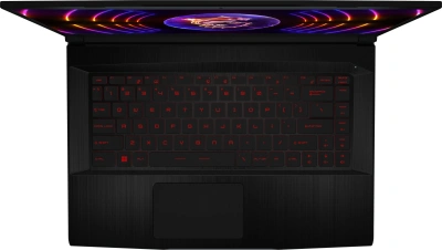Ноутбук MSI GF63 Thin 12VE-466RU Core i7 12650H 16Gb SSD512Gb NVIDIA GeForce RTX4050 6Gb 15.6" IPS FHD (1920x1080) Windows 11 Home black WiFi BT Cam (9S7-16R821-466)
