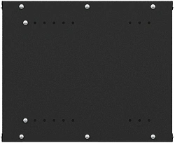 Шкаф коммутационный NTSS Lime (NTSS-WL6U5545GS-BL) настенный 6U 550x450мм пер.дв.стекл несъемн.бок.пан. 30кг черный 370мм 9.6кг 110град. 370мм IP20 сталь
