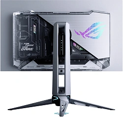 Монитор Asus 26.5" ROG Swift PG27AQWP-W светло-серый OLED LED 16:9 HDMI матовая HAS Piv 1500cd 178гр/178гр 2560x1440 540Hz DP 2K USB 7.04кг