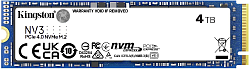 Накопитель SSD Kingston PCIe 4.0 x4 4TB SNV3S/4000G NV3 M.2 2280